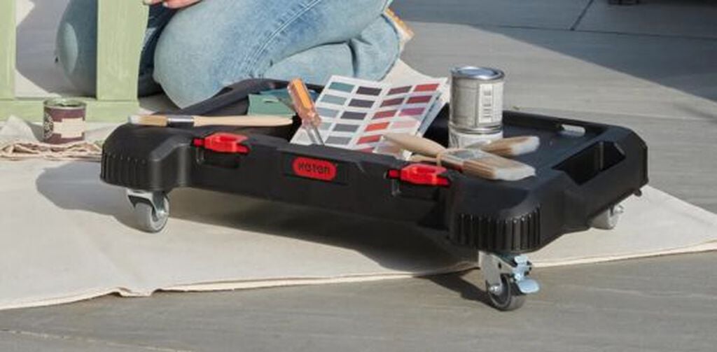 Stack N Roll Dolly 4-Wheel Rolling Base Accessory - Keter US