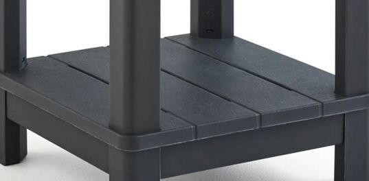 Deluxe Graphite Outdoor Adirondack Side Table - Keter US