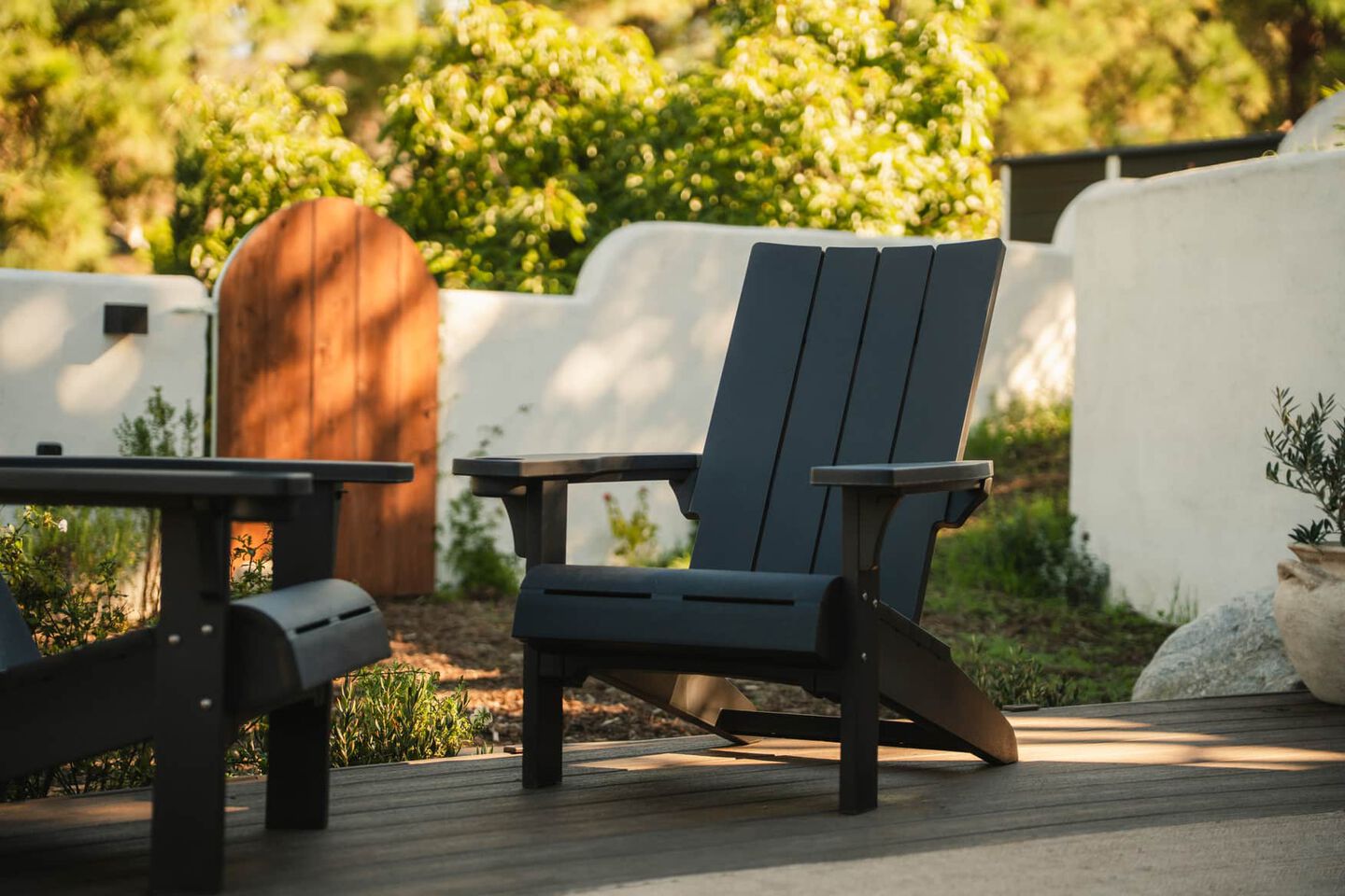 adirondack chair in graphite color
