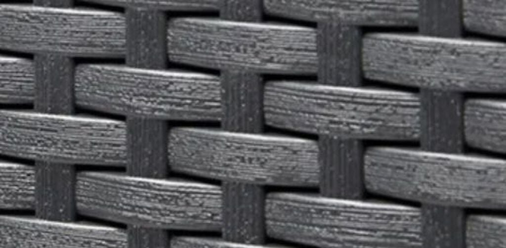 Salta Square Rattan Outdoor End Table - Graphite - Keter US