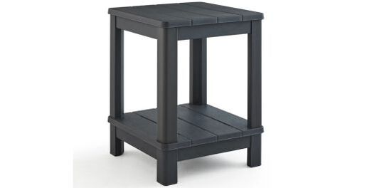 Deluxe Graphite Outdoor Adirondack Side Table - Keter US