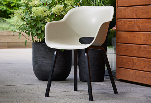 Noa Schalenstuhl - 2er Pack - 56,5x55x80 cm - Salbeisilber