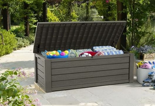 150 Gallon Outdoor Storage Box Westwood Taupe - Keter US