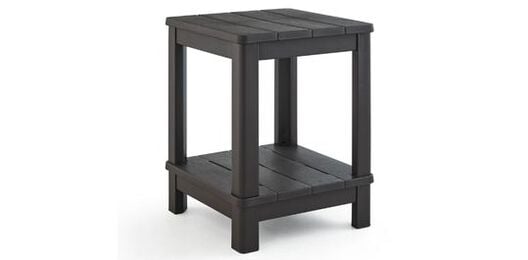 Deluxe Brown Outdoor Adirondack Side Table - Keter US