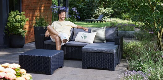 California 5 seater Lounge Set - Grey