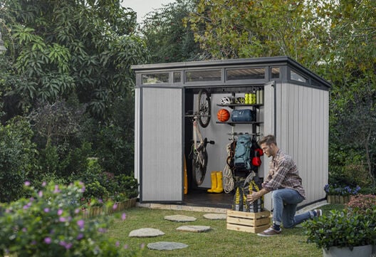 Artisan 2.0 Shed 9x7ft - Grey - 