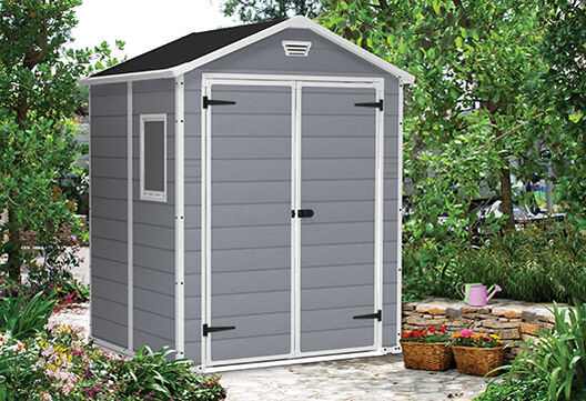 Manor Shed 6x5ft-Grey