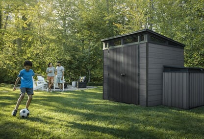 Cortina 7x7 Gartenhaus  - 216x218x226cm  - Grau