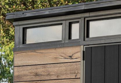 Signature Pine Brown Large Storage Shed - 11x7 Shed - Keter US