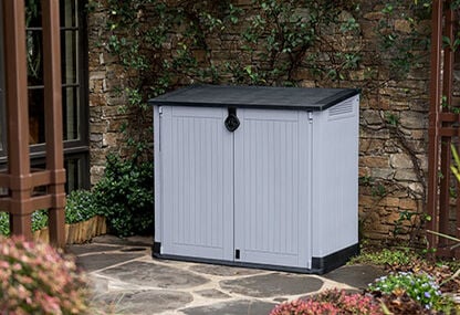 Store It Out Midi 4.3' x2.3' Foot Shed - Graphite - Keter US