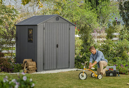 Buy Darwin Large Grey 6x6 Storage Shed - Keter Canada