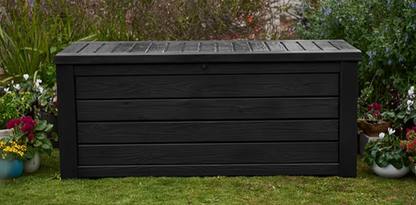 150 Gallon Deck Box Westwood Storage Box Graphite- Keter US