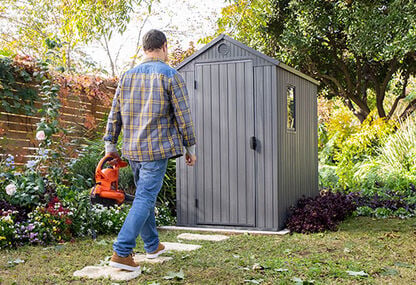 Buy Darwin Medium Grey 4x6 Storage Shed - Keter Canada