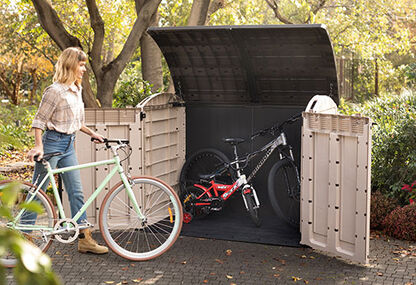 Cobertizo de exterior SIO Ultra - 177x113x134 cm y 2000L - Marrón 