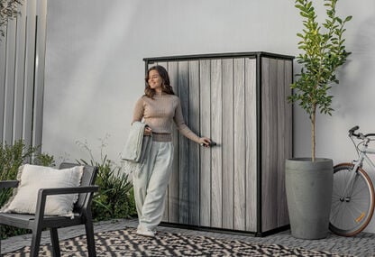 Signature 1400L High Store Storage Cabinet - Storm Grey