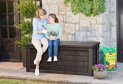 Eastwood Brown 150 Gallon Storage Deck Box - Keter US