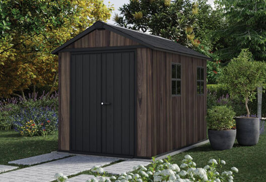 Signature Apex Shed 7.5x9ft - Rosewood