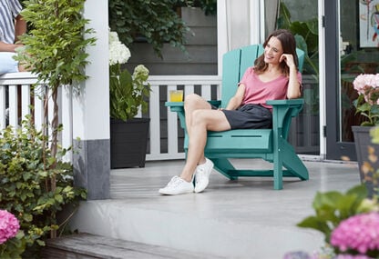 Alpine Adirondack Chair - Aqua Teal
