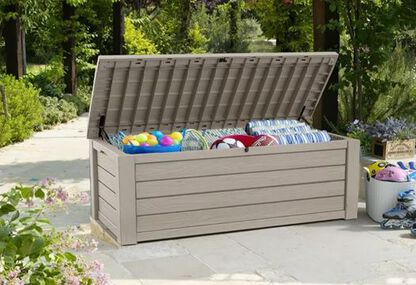 150 Gallon Outdoor Storage Box Westwood Beige - Keter US