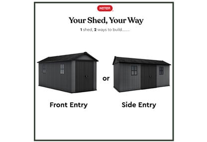 Caseta de exterior Newton Plus 1575 - 230x476x246 cm y 10 m2