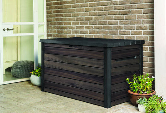 Ontario 870L Storage Box with Divider - Rosewood
