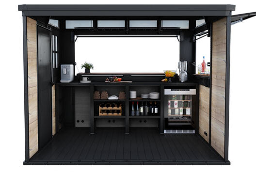 Signature Outdoor Garden Bar - Rosewood