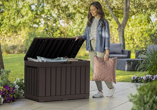 Kentwood 50 Gallon Storage Box Brown - Keter US