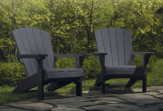 Alpine Graphite Outdoor Adirondack Chair - Keter