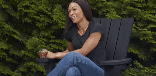 Modern Blue Outdoor Adirondack Chair - Keter US