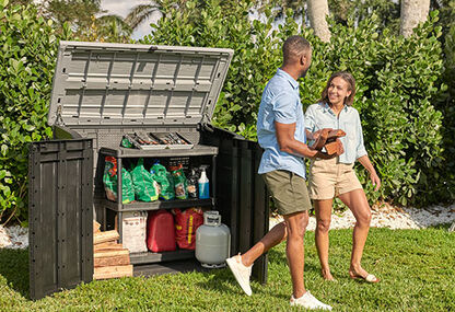 SIO Prime XL Grey Small Storage Shed - 4.75x2.7 Shed - Keter US