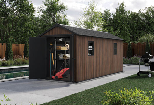 Signature Apex Shed 7.5x15ft - Rosewood