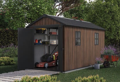 Signature Apex Shed 7.5x17ft - Rosewood