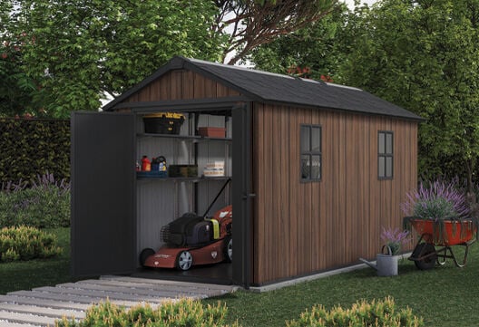 Signature Apex Shed 7.5x17ft - Rosewood