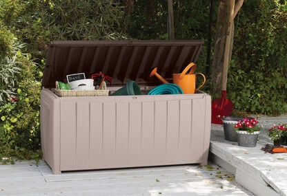 Novel Deluxe 340L Storage Box - Brown.