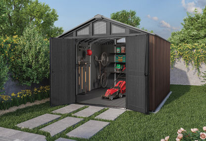 Signature Summit 10x11.5ft Shed - Rosewood
