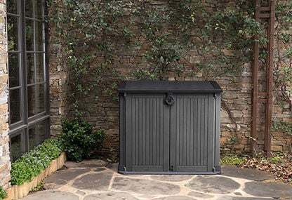 Store It Out Midi 4.3' x2.3' Foot Shed - Graphite - Keter US