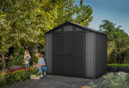 Stronghold 8x8ft Shed - Grey