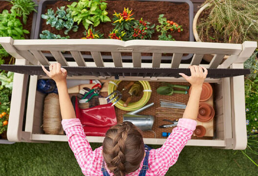 Eden 265L Storage Bench - Brown