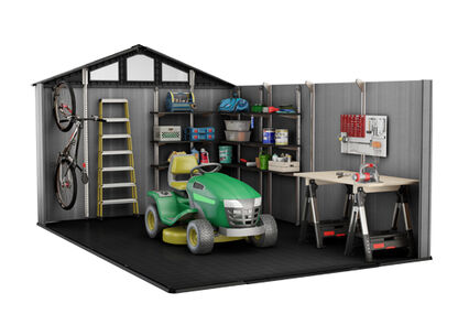 Stronghold 10x15 Shed - Grey