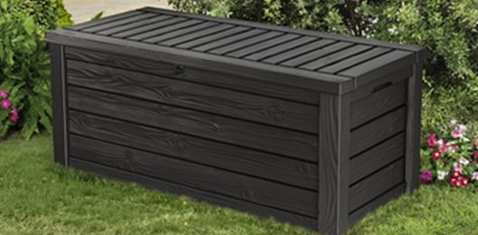 150 Gallon Deck Box Westwood Storage Box Graphite- Keter US