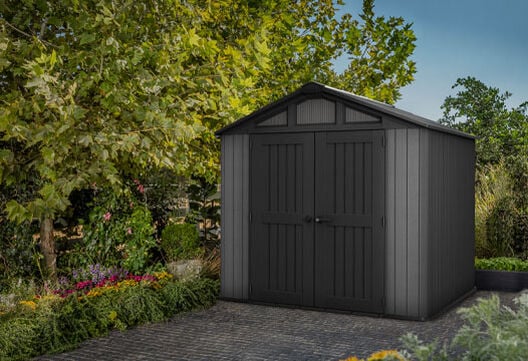 Stronghold 8x8ft Shed - Grey