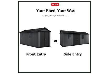 Caseta de exterior Newton Plus 1775 - 230x539x246 cm y 11,2 m2