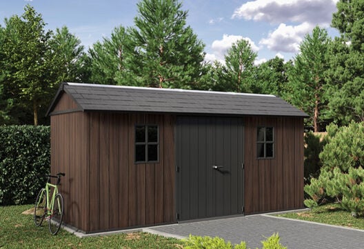 Signature Apex Shed 15x7.5ft - Rosewood