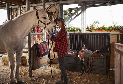 Brightwood Graphite 120 Gallon Storage Deck Box - Keter US