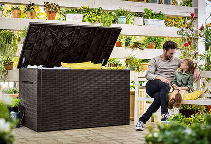 Java Brown 230 Gallon Storage Deck Box - Keter US