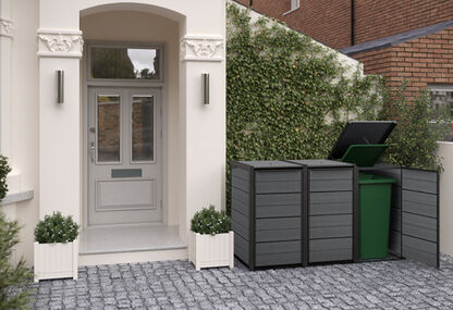 240L Bin Hideaway Extension - Grey.