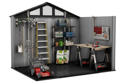 Stronghold 10x8 Shed - Grey.