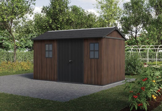 Signature Apex Shed 13x7.5ft - Rosewood