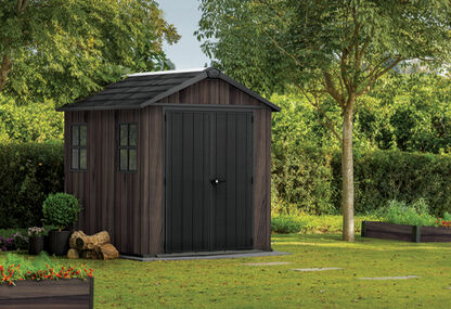 Signature Apex Shed 7x7.5ft - Rosewood