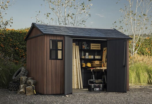 Signature Apex Shed 11x7.5ft - Rosewood